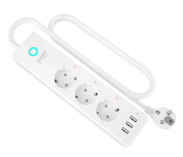 Gosund Inteligentna listwa zasilająca WiFi P1 PLUS (3x AC schuko, 3 - 1308810 - zdjęcie